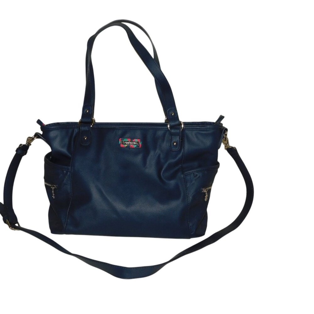 Desigual Navy Blue Shoulder Tote Bag Purse